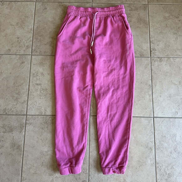 Ballantyne Extra Soft Pink Sweatpants Size Small - Picture 1 of 8